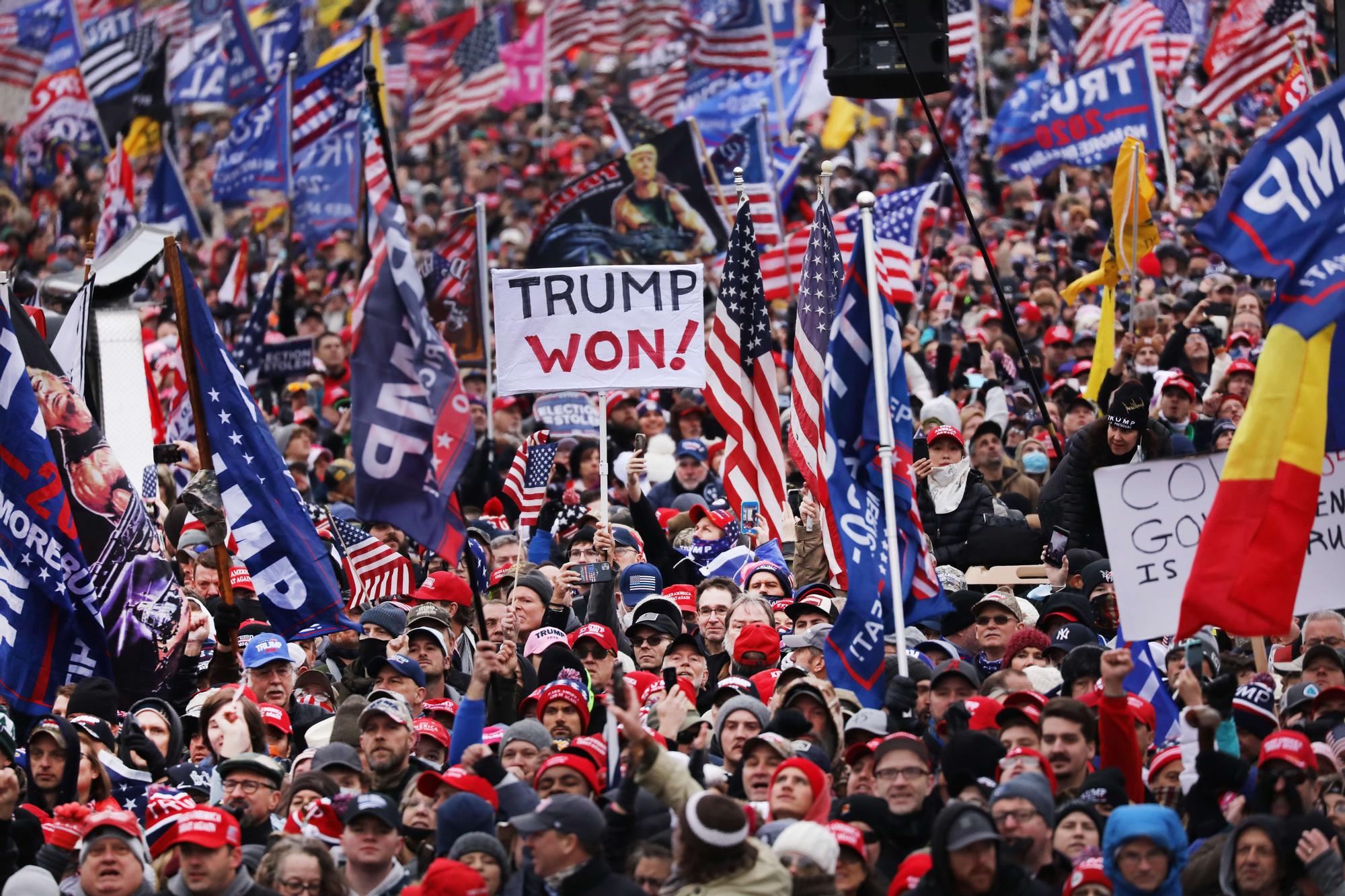 Imágenes del asalto al Capitolio por simpatizantes de Trump