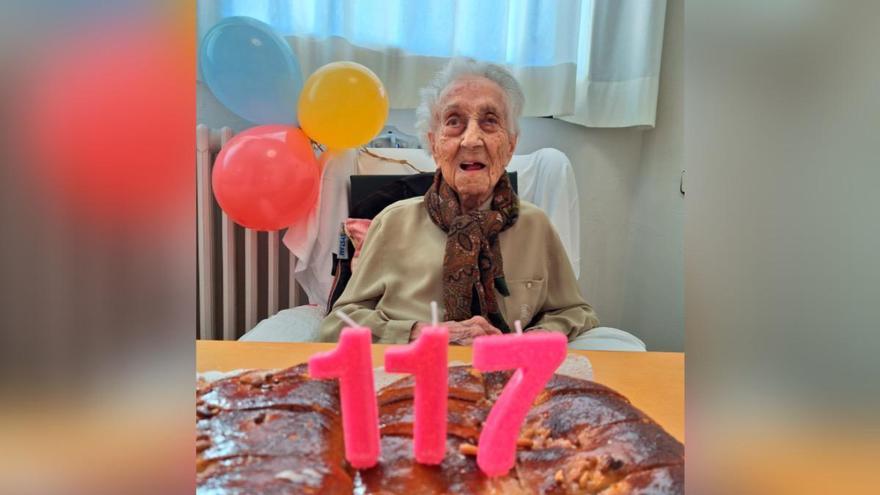 La persona més gran del món, Maria Branyas, fa 117 anys: &quot;Ha anat baixant els últims mesos, però no li fa mal res&quot;