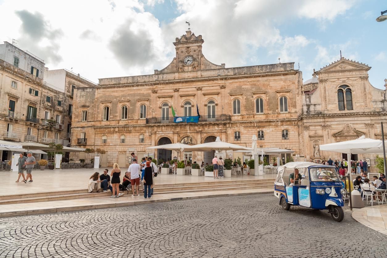 Imagen del centro de Osturi, de Puglia.