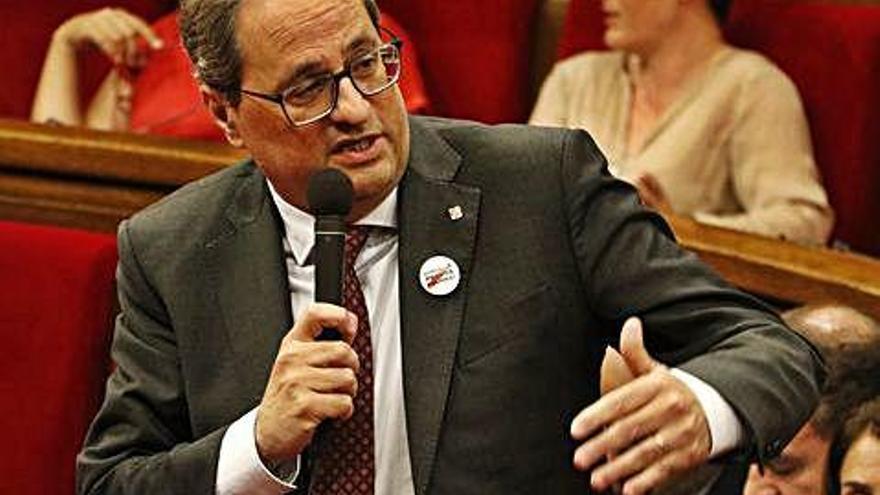 Torra va assegurar que l&#039;Estat continua sense complir fiscalment amb Catalunya.