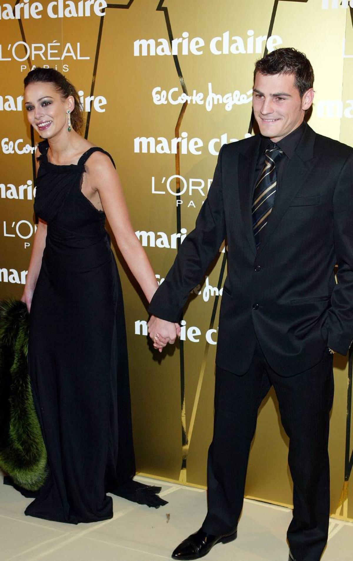 Iker Casillas y Eva González en un photocall