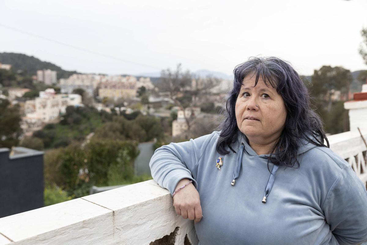 Isabel Cano, vecina de Torre Baró, en Barcelona.