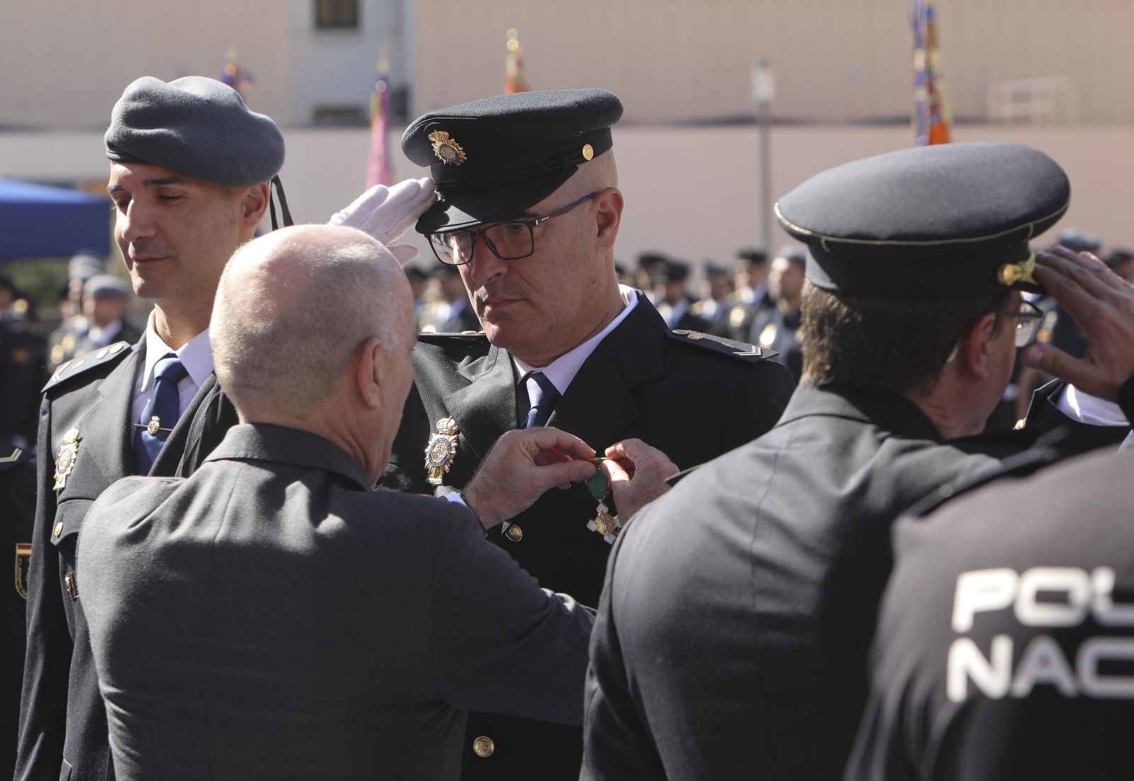 Acto del día de la Policía Nacional en València
