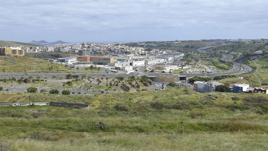Panorámica de Tamaraceite Sur vista desde Isla Perdida.