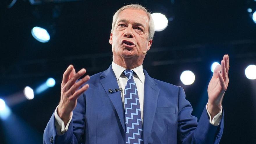 El partido de Nigel Farage recibe otra donación de casi 42 millones de otro magnate de las criptomonedas
