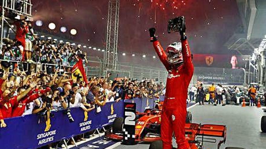 Vettel es va alçar amb la victòria per primera vegada aquest any