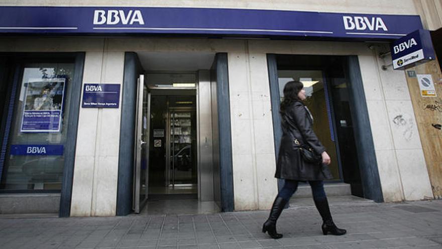 Una oficina del BBVA.