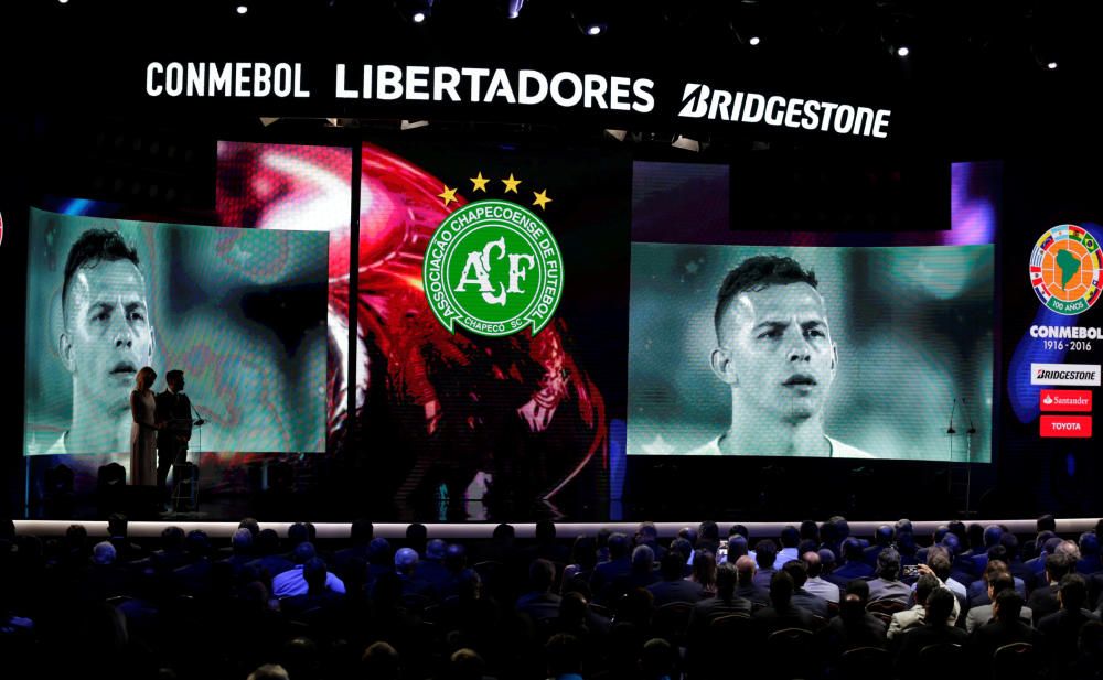 El Chapecoense recibe la Copa Sudamericana