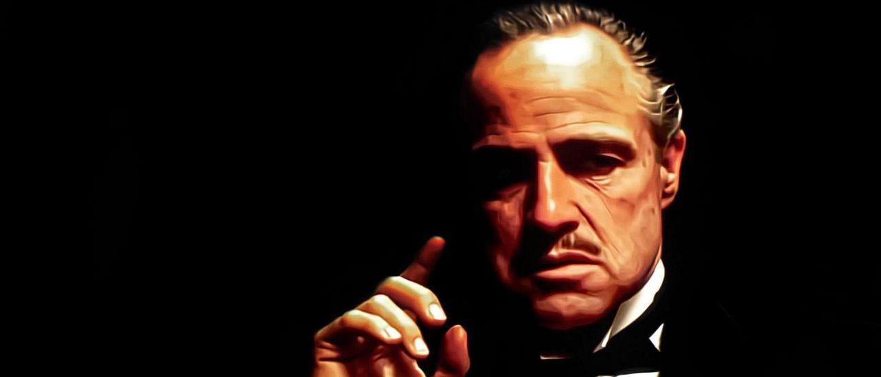 Marlon Brando como Don Vito Corleone en &#039;O padriño&#039; (1972).