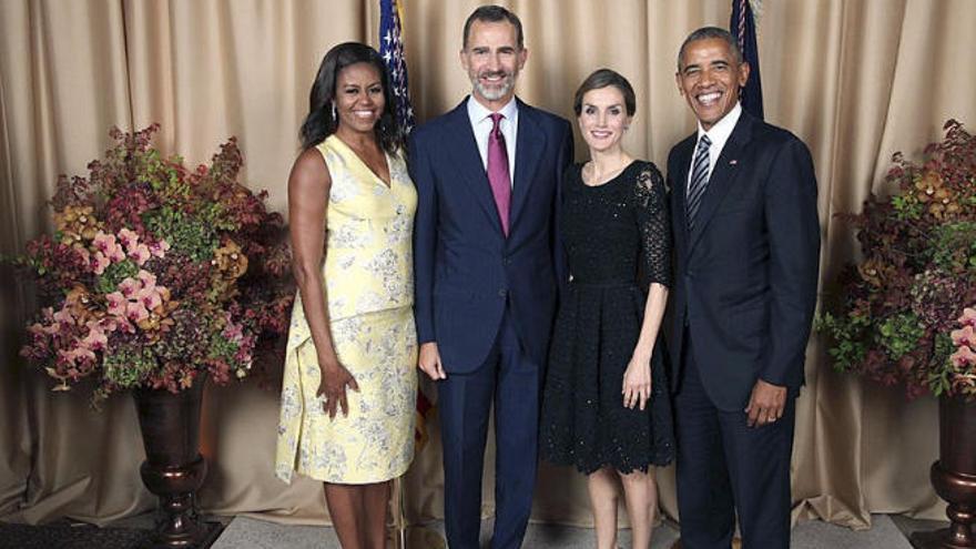 Los Reyes de España y los Obama, juntos en Nueva York