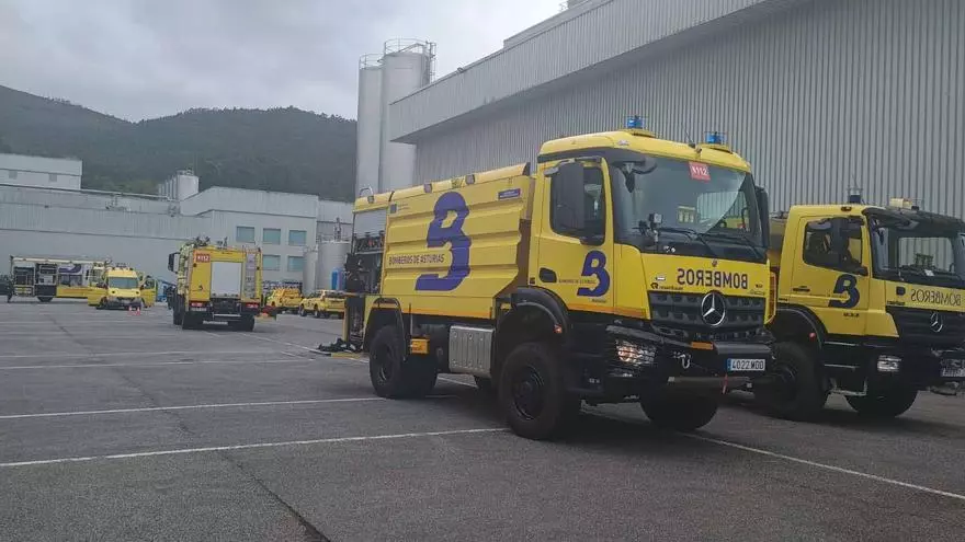 Incendio en la plata de Reny Picot de Navia