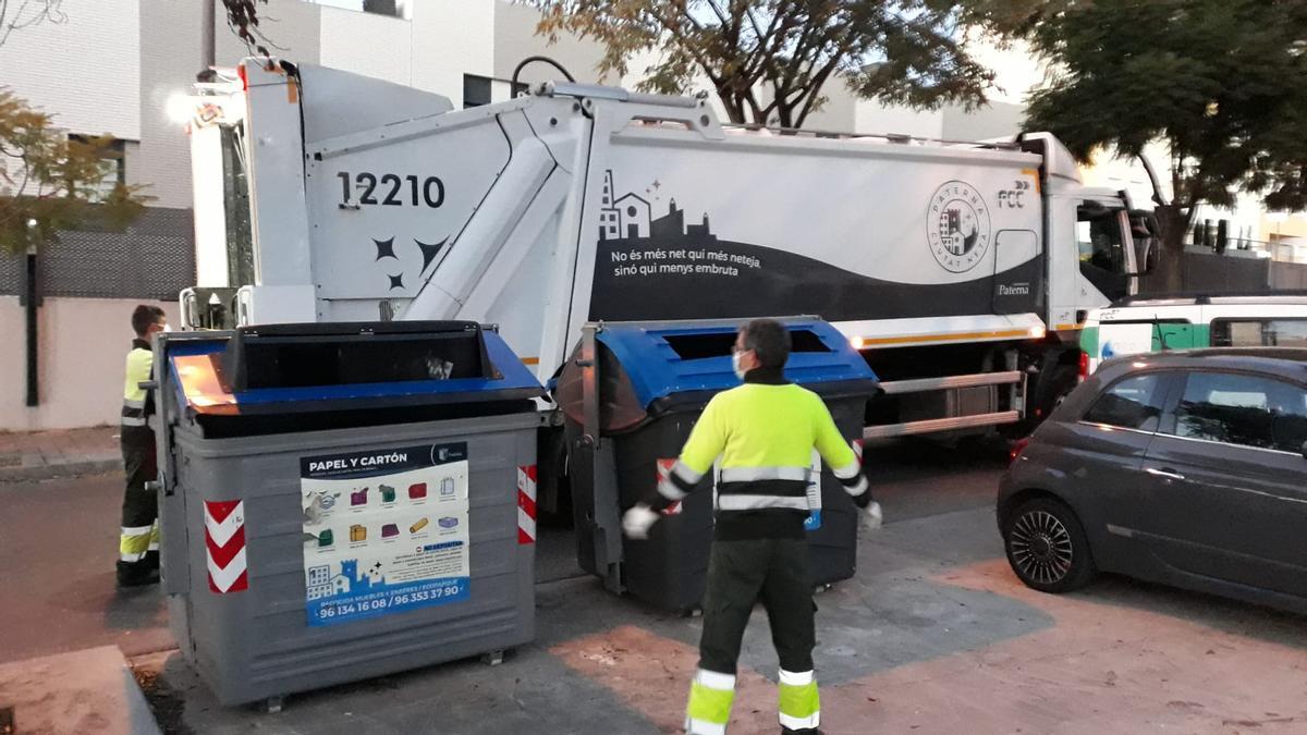 Recogida de residuos en Paterna