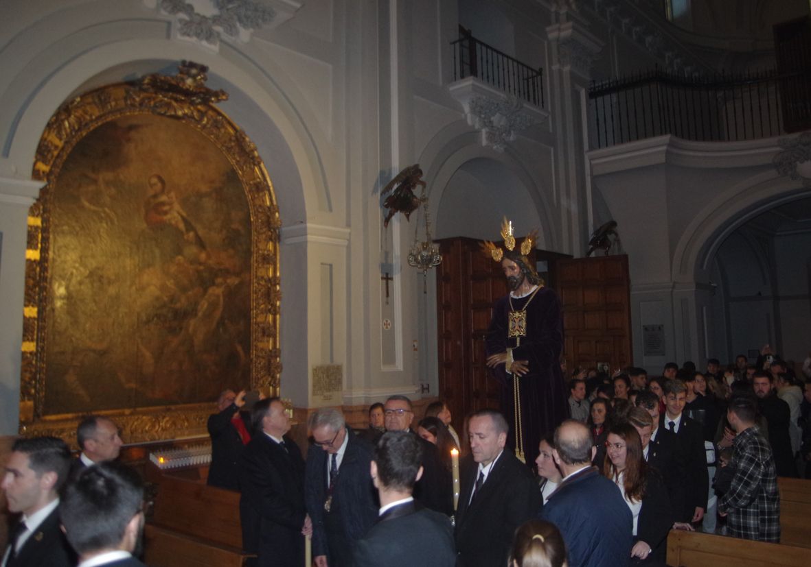 El Rescate se traslada a la basílica de la Victoria para celebrar su triduo