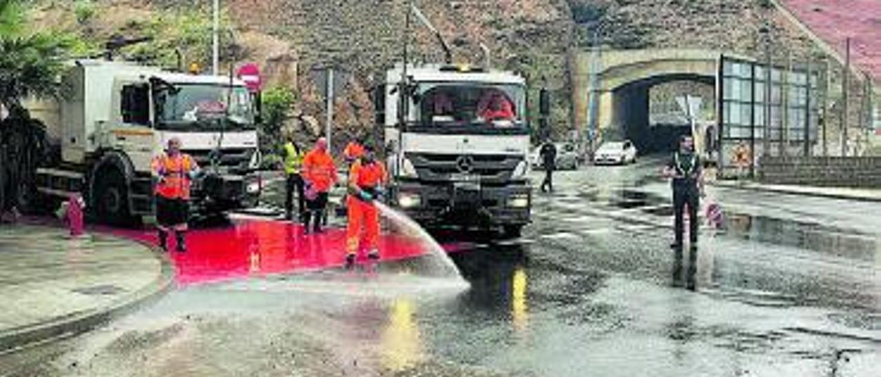 Las segundas lluvias más intensas en la historia de Las Palmas de Gran Canaria dejan 477 incidencias