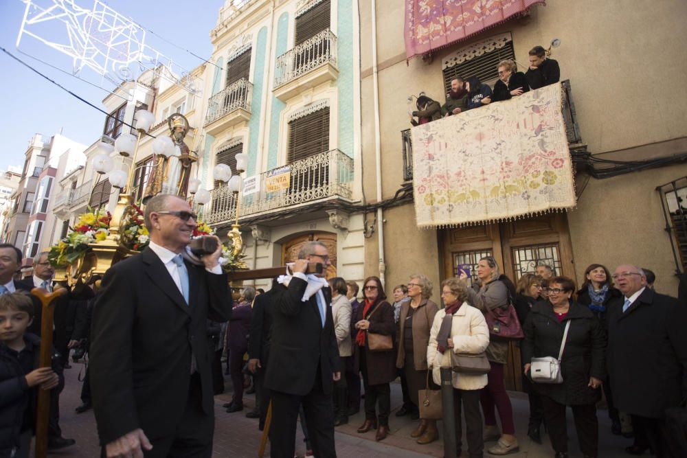 Procesión por San Nicolás en Castelló
