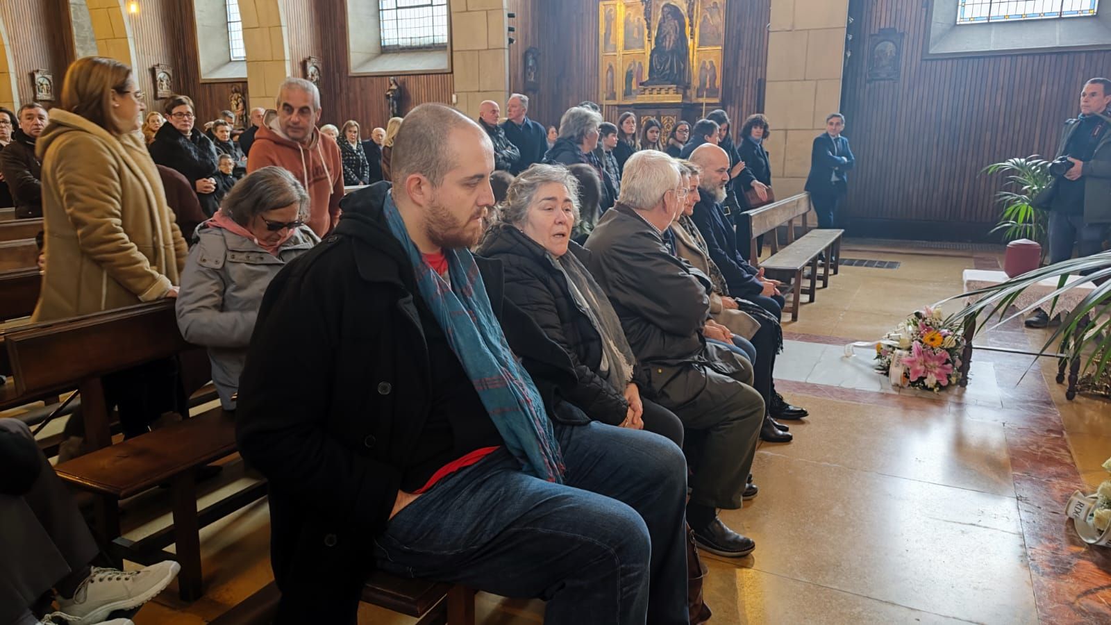 El funeral del exalcalde de Lena Gaudencio Tomillo