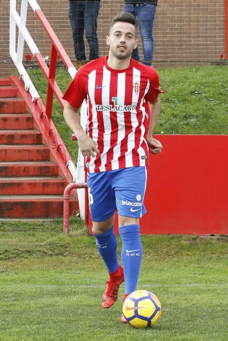 Presentación de Jony como jugador del Sporting