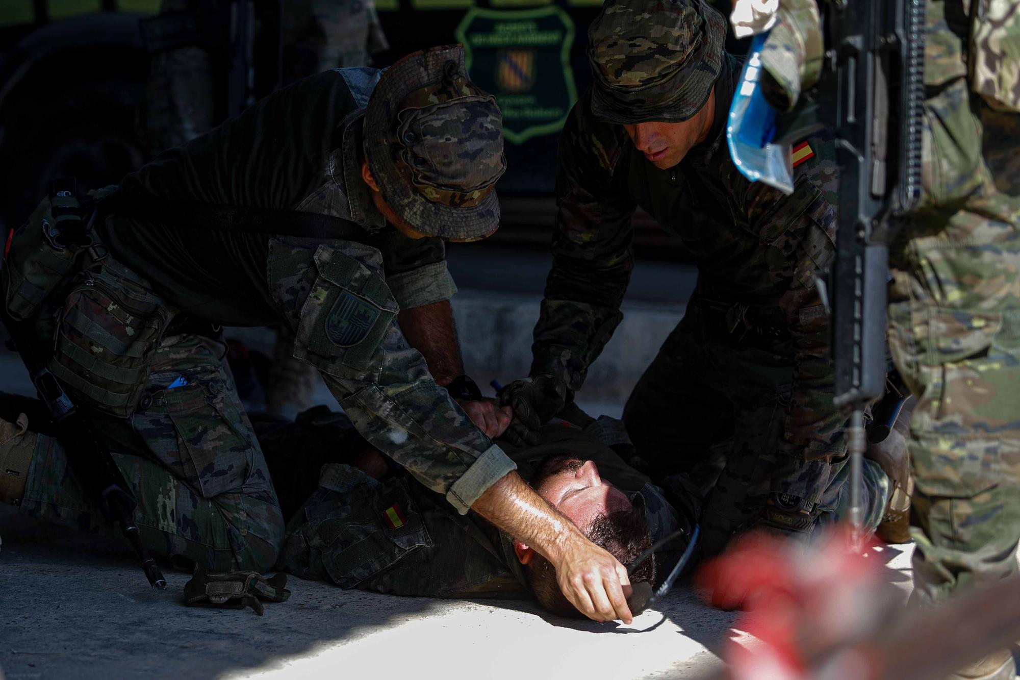 Militares en Ibiza: listos para la acción