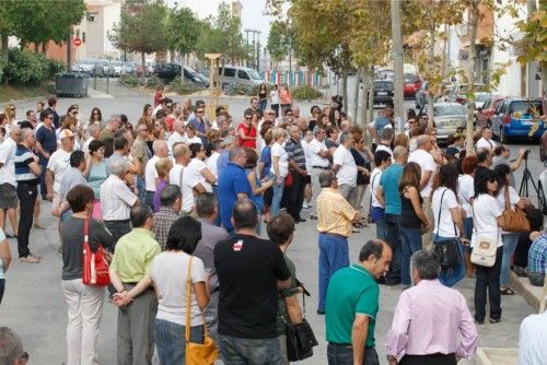Protesta en Sangonera por un "Aire Límpio"
