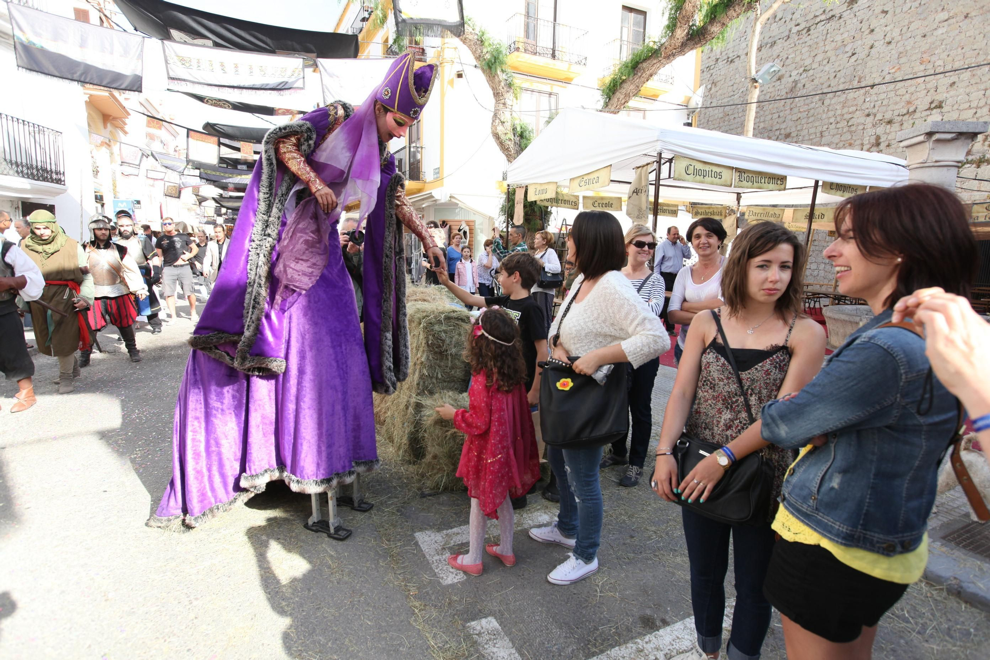 Edición de 2014 de la Feria Medieval de Ibiza.