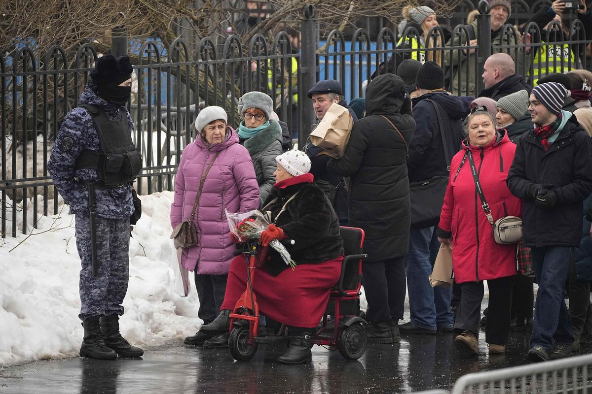 Funeral y ceremonia de despedida del político opositor ruso Alexei Navalny en Moscú