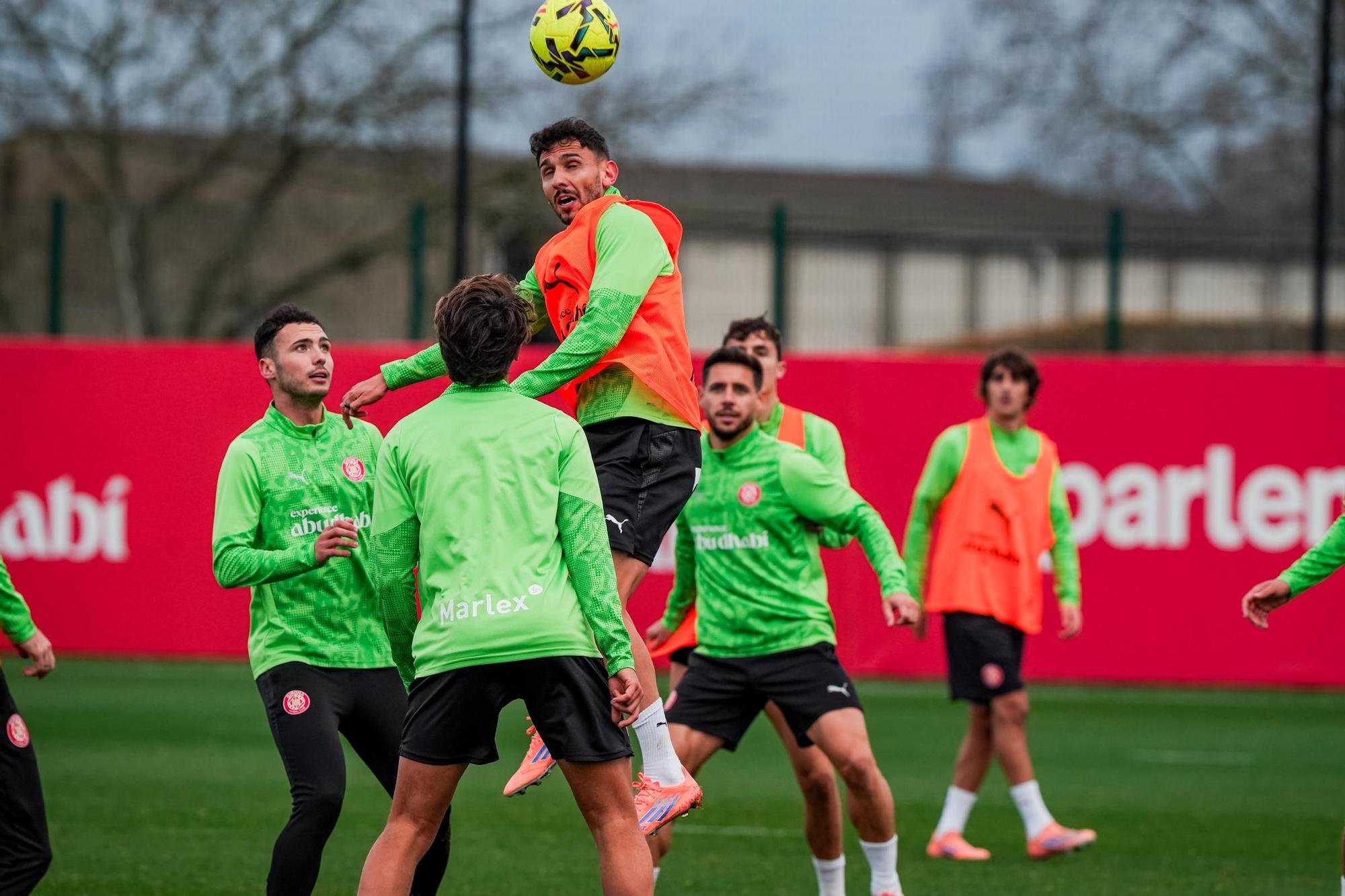 The images of Girona's return to training