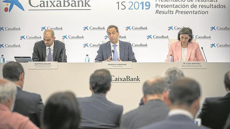 CaixaBank reduce un 52% sus ganancias por el efecto del ERE