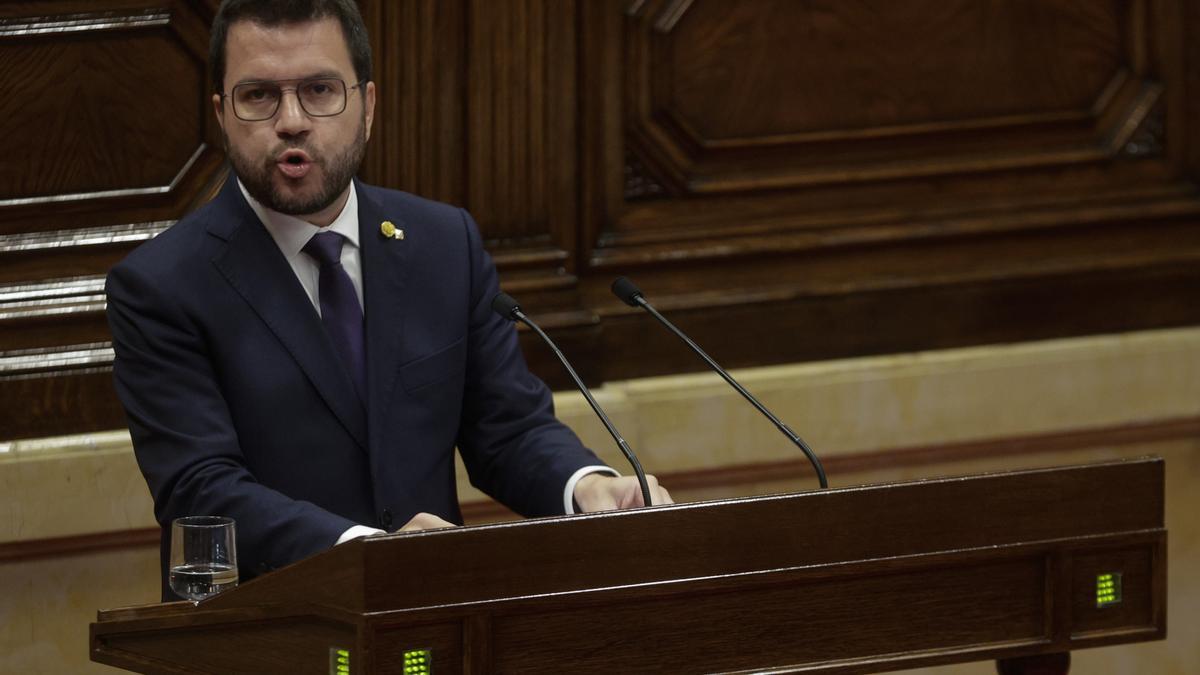 Aragonès, en començar el debat d&#039;aquest dimarts al Parlament