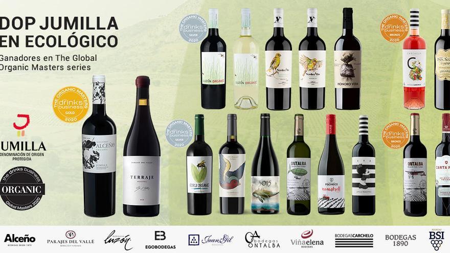 Pleno de medallas para los vinos ecológicos de la DOP Jumilla