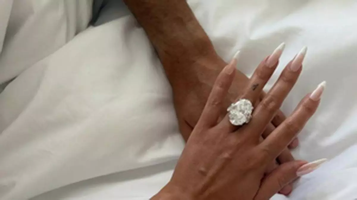 En increíble anillo de película que le ha regalado Cristiano Ronaldo a Georgina Rodriguez por su compromiso