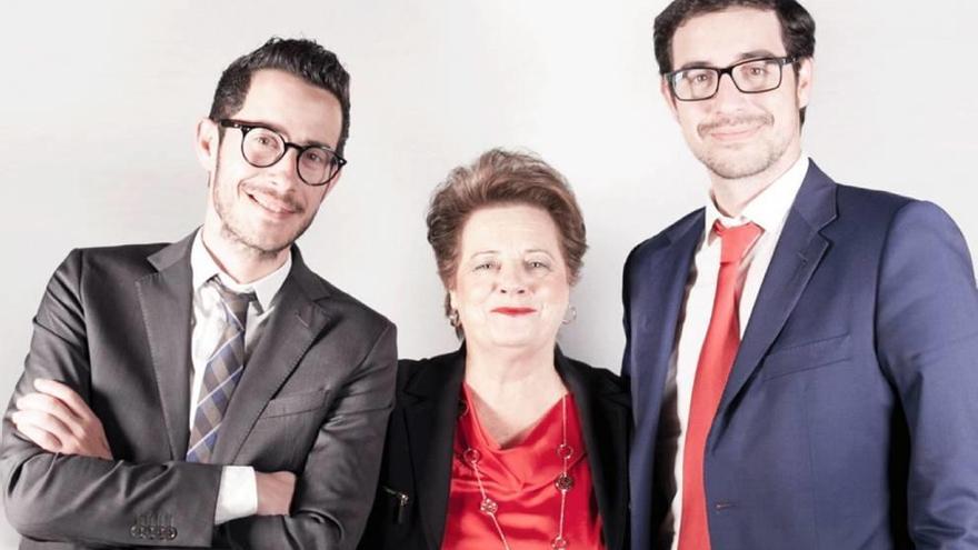 La familia responsable del catering Antonia Navarro.