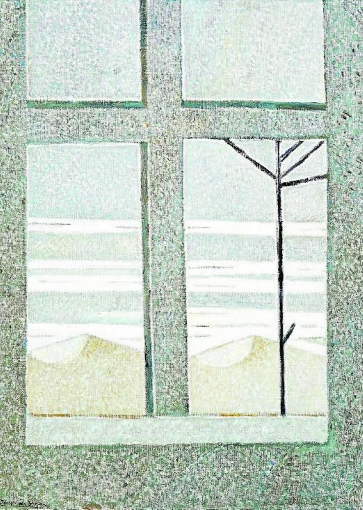 Cristino de Vera, ‘Nubes al infinito’, 2003, óleo sobre lienzo. | | F.C.V.