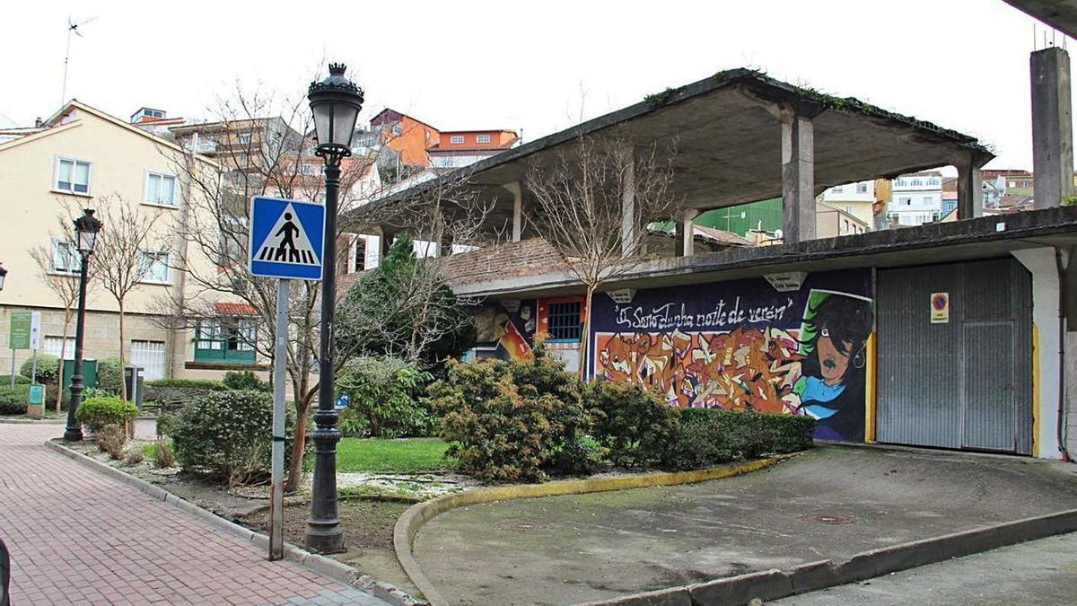 La estructura que aguarda su demolición desde hace años.