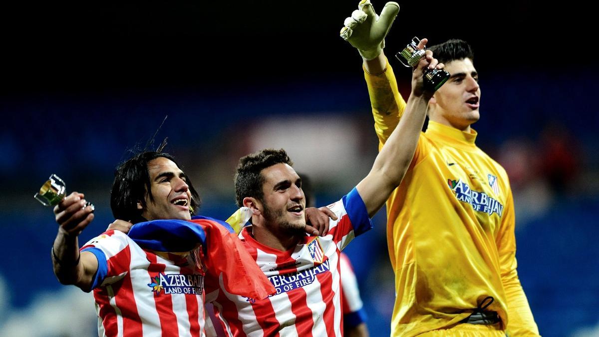 Thibaut Courtois defendió los palos de la portería del Atlético de Madrid durante la temporada 2011-2014