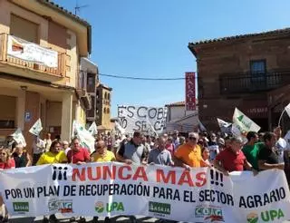 Las OPAs exigen un plan de recuperación para el sector agrario en La Culebra