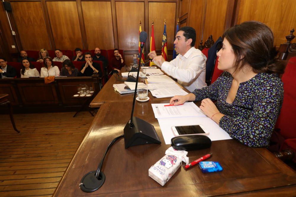 Pleno sobre la gestión del temporal en Alcoy