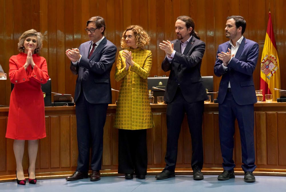 Los 22 ministros del Gobierno de Pedro Sánchez prometen sus cargos