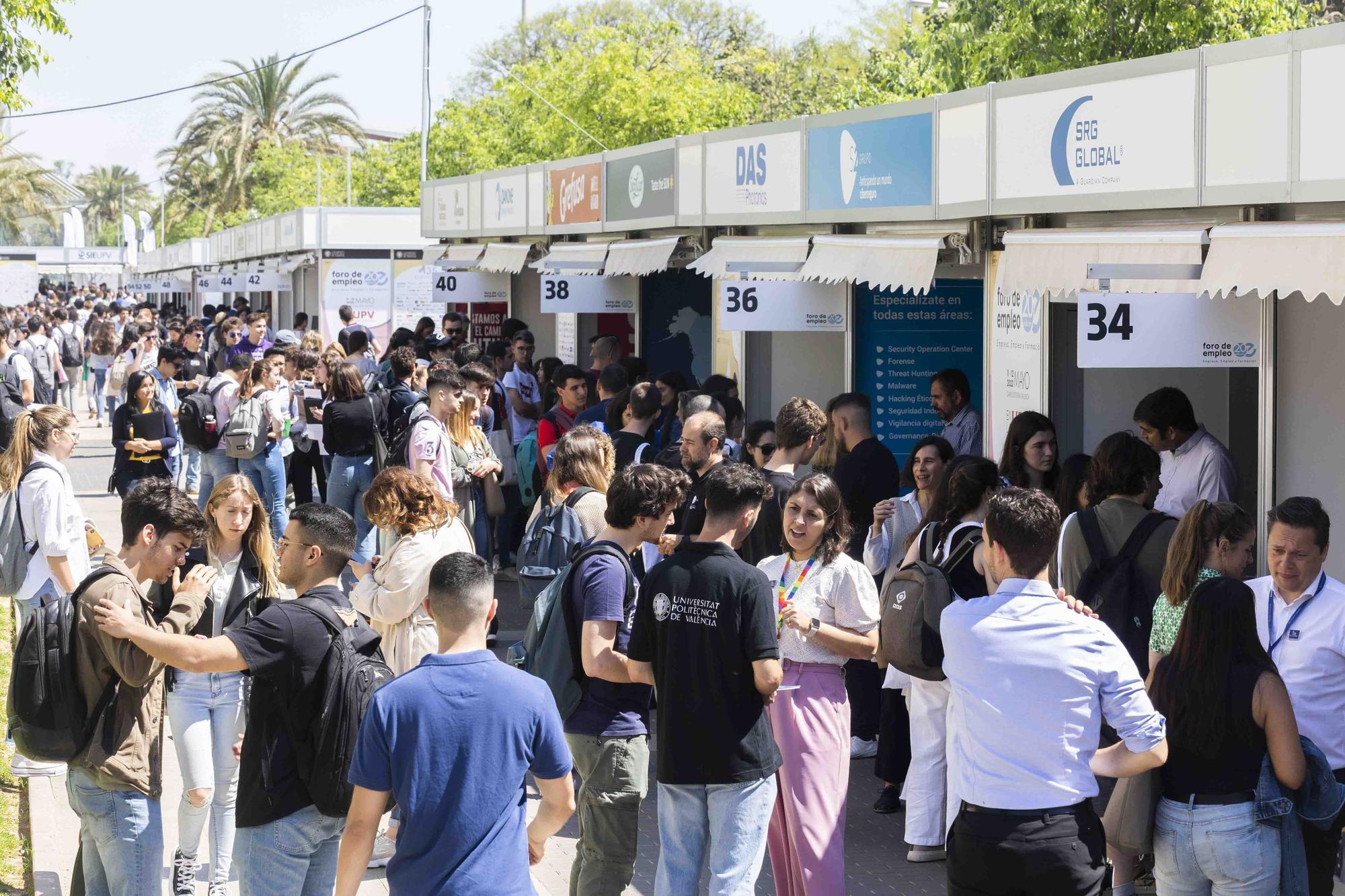 El 20 Foro de Empleo de la UPV, a rebosar