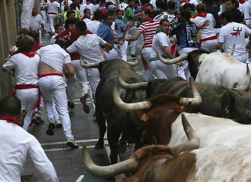 Último encierro de las Fiestas de San Fermín 2015