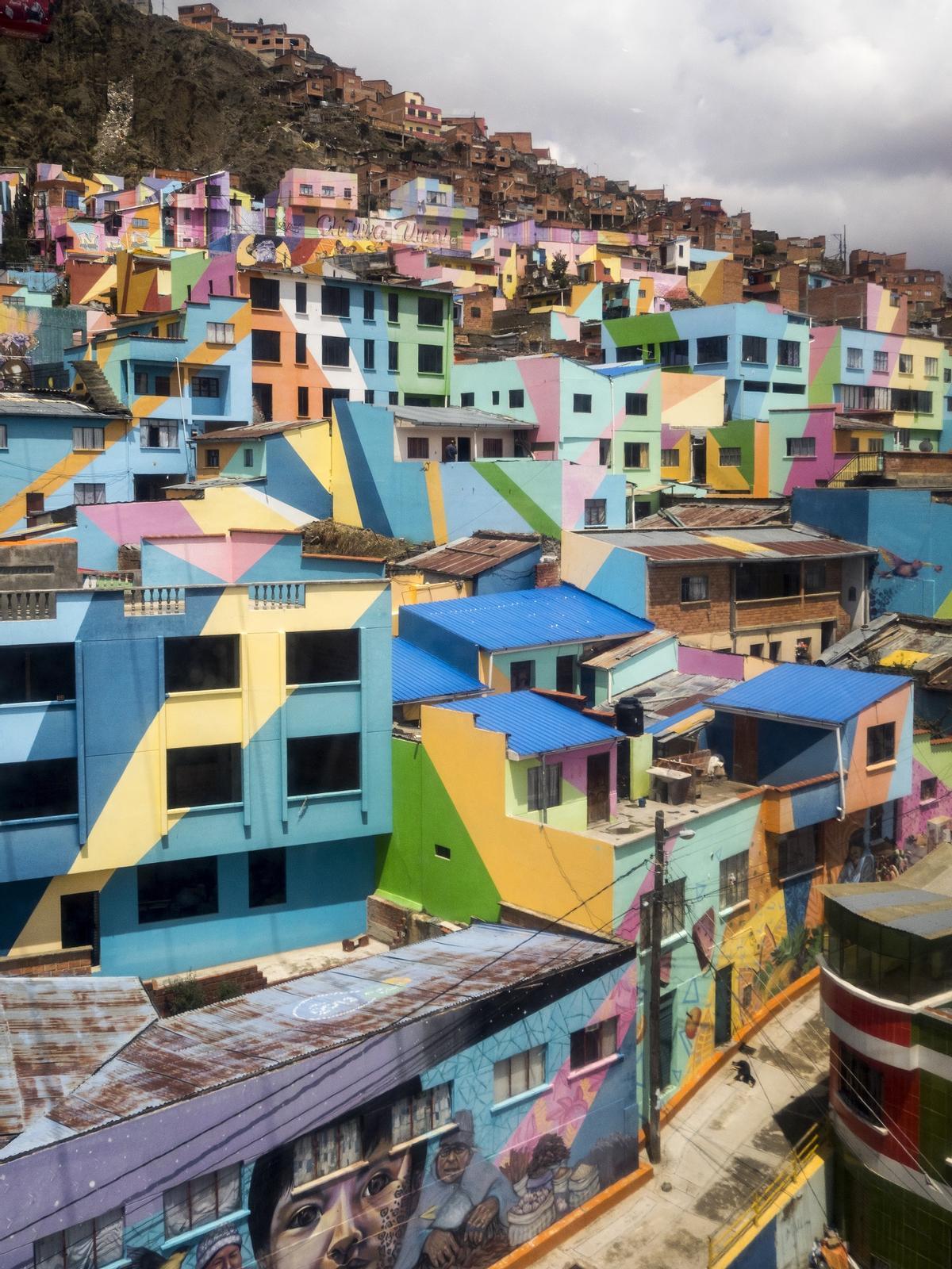 Zona de Alto Tejar en La Paz, Bolivia.