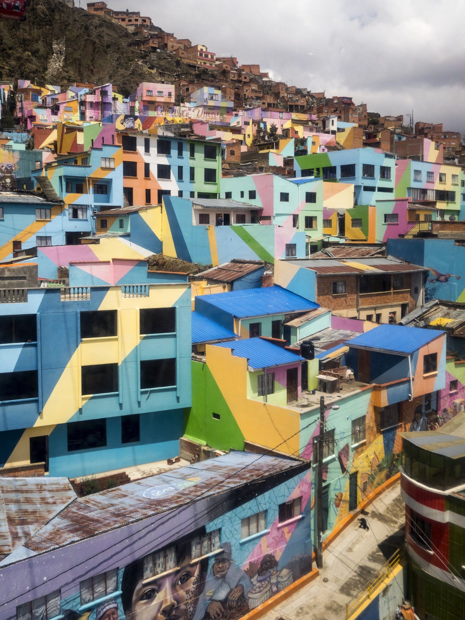 Zona de Alto Tejar en La Paz, Bolivia.