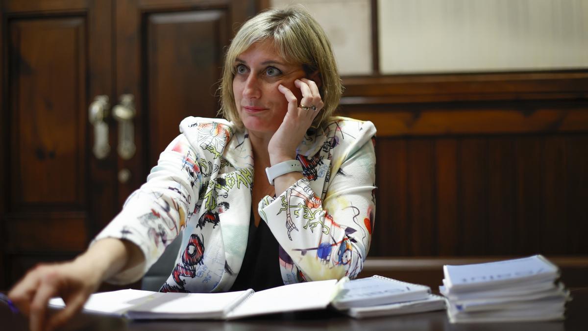 La vicepresidenta primera del Parlament, Alba Vergès