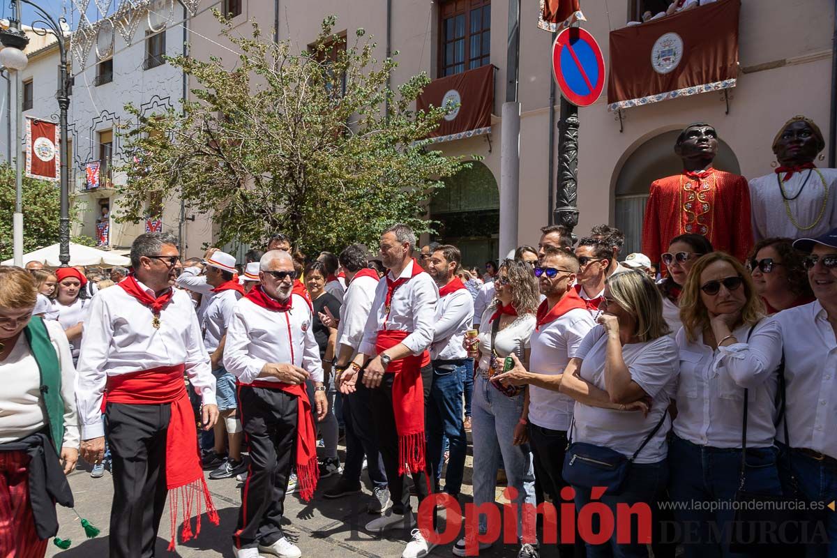 Moros y Cristianos en la mañana del dos de mayo en Caravaca