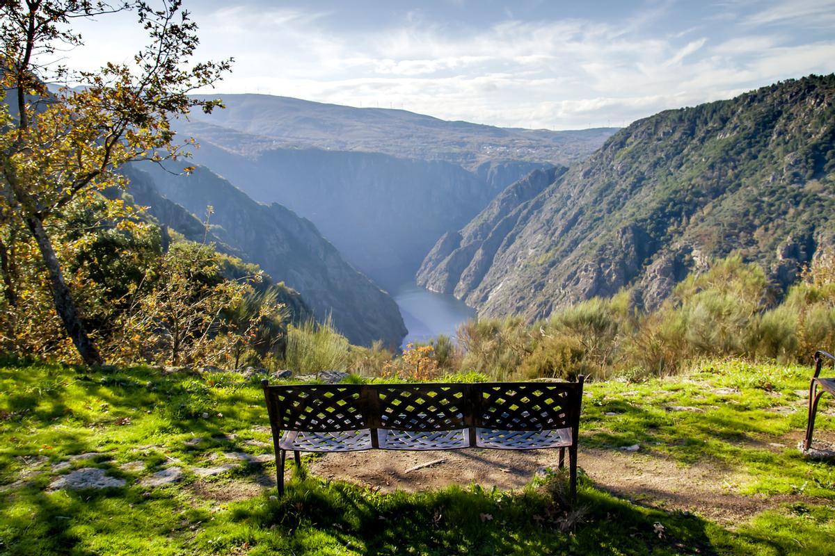 Es uno de los paisajes más reconocibles de la Ribeira Sacra.