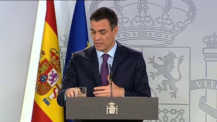 Pedro Sánchez hace balance del año