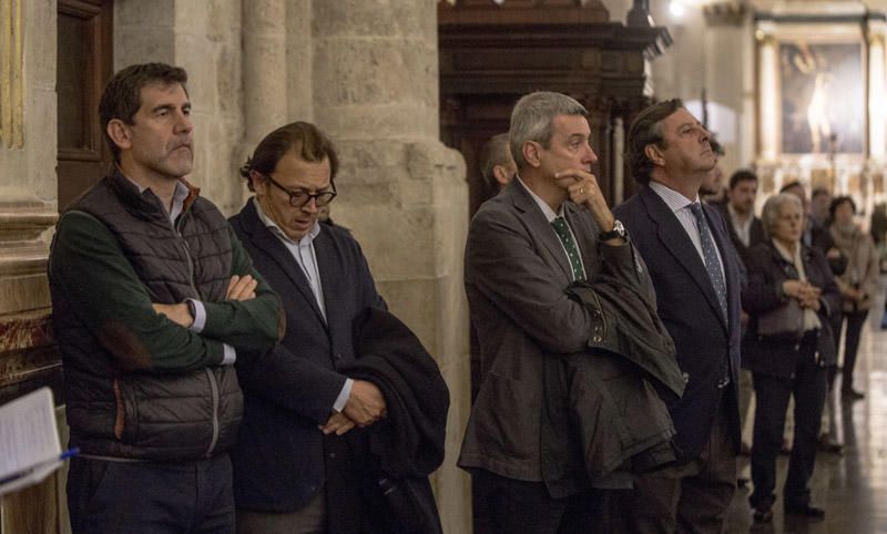 Misa celebrada en la Catedral de València en el primer aniversario de la muerte de la exalcaldesa