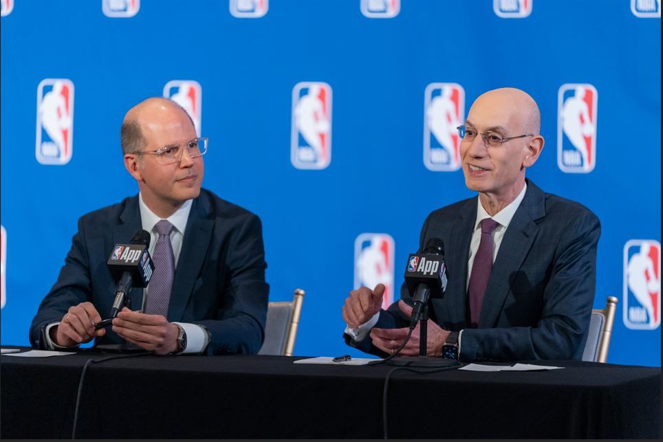 Adam Silver and Andreas Zagklis