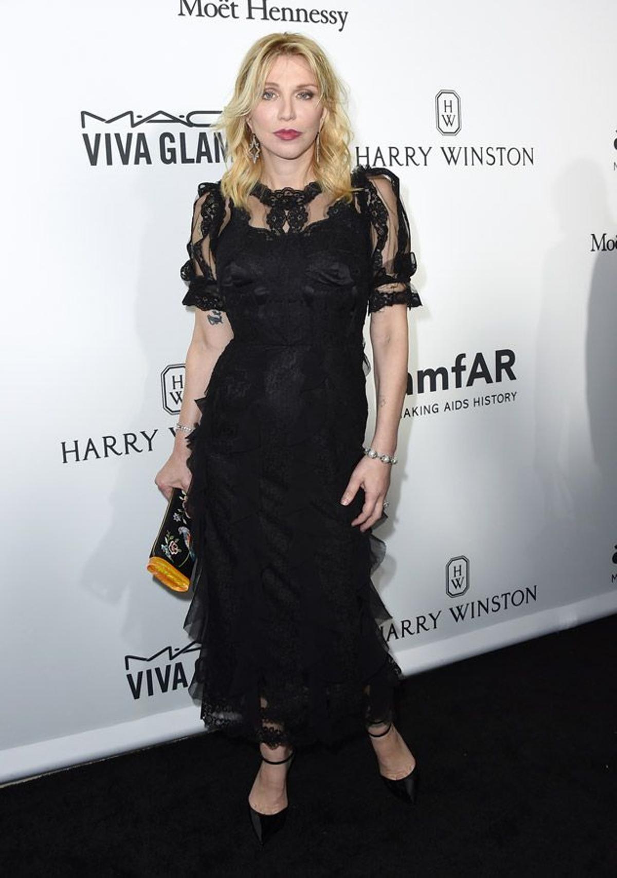 Gala amfAR en Los Ángeles: Courtney Love