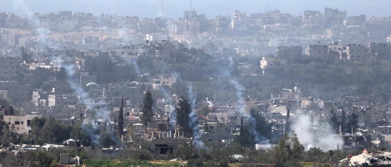 Un ataque de Israel sobre Gaza, en una iamgen del pasado 6 de marzo.
