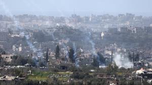 Un ataque de Israel sobre Gaza, en una iamgen del pasado 6 de marzo.